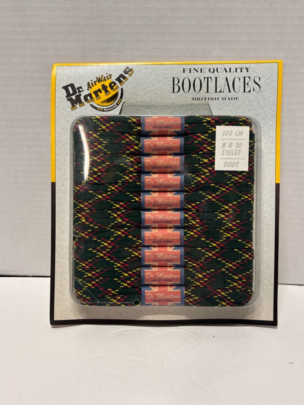 Vintage Lot of 10 Dr. Doc Martens 140cm 8 & 10 Eyelet Boots Laces British Green